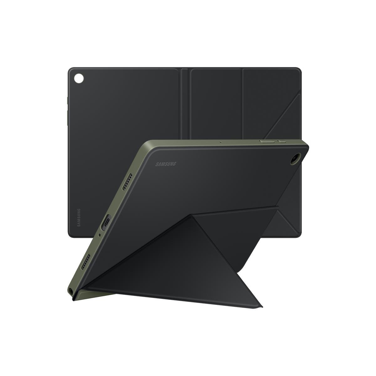 Para Samsung Galaxy Tab A9 + desenho colorido costura capa de couro  inteligente para tablet (pequena